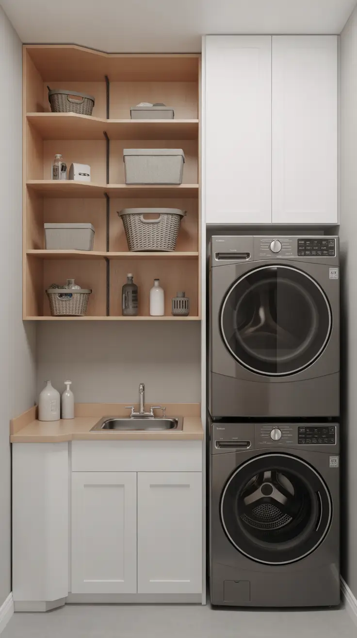Laundry Room Shelves Ideas 2026: Modern, Farmhouse & Small Space Storage Solutions