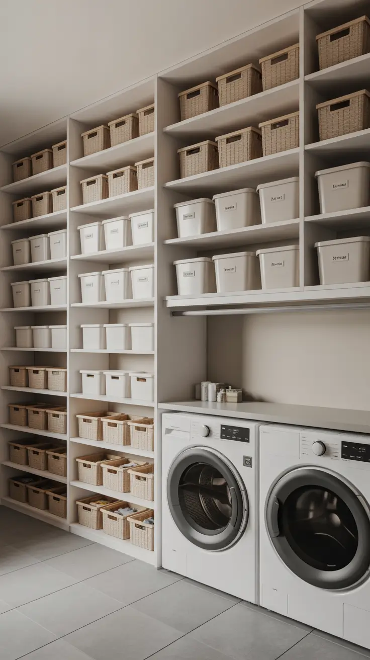 Laundry Room Shelves Ideas 2026: Modern, Farmhouse & Small Space Storage Solutions