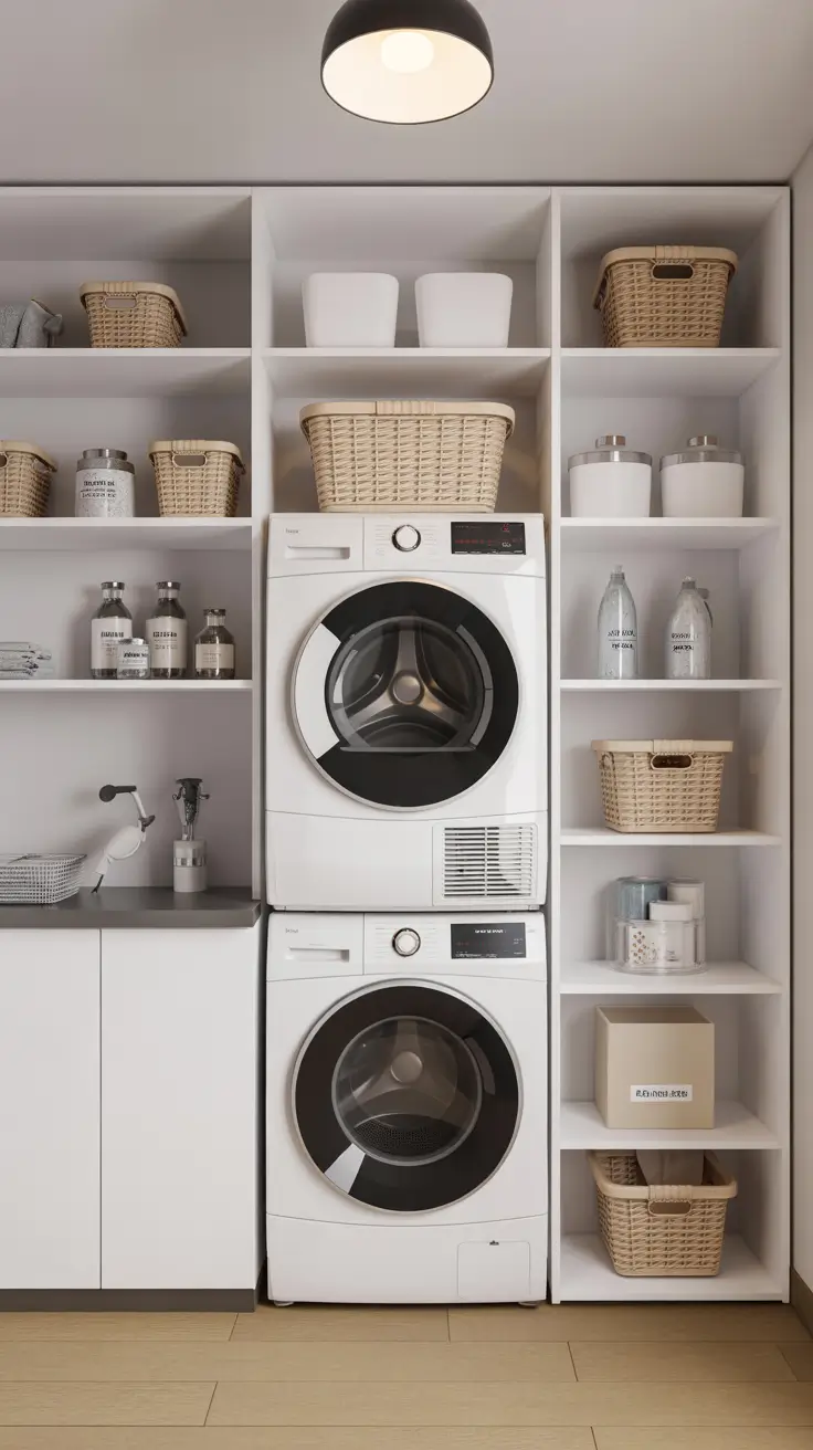 Laundry Room Shelves Ideas 2026: Modern, Farmhouse & Small Space Storage Solutions