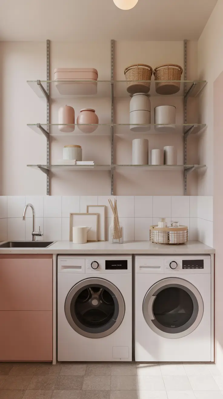 Laundry Room Shelves Ideas 2026: Modern, Farmhouse & Small Space Storage Solutions