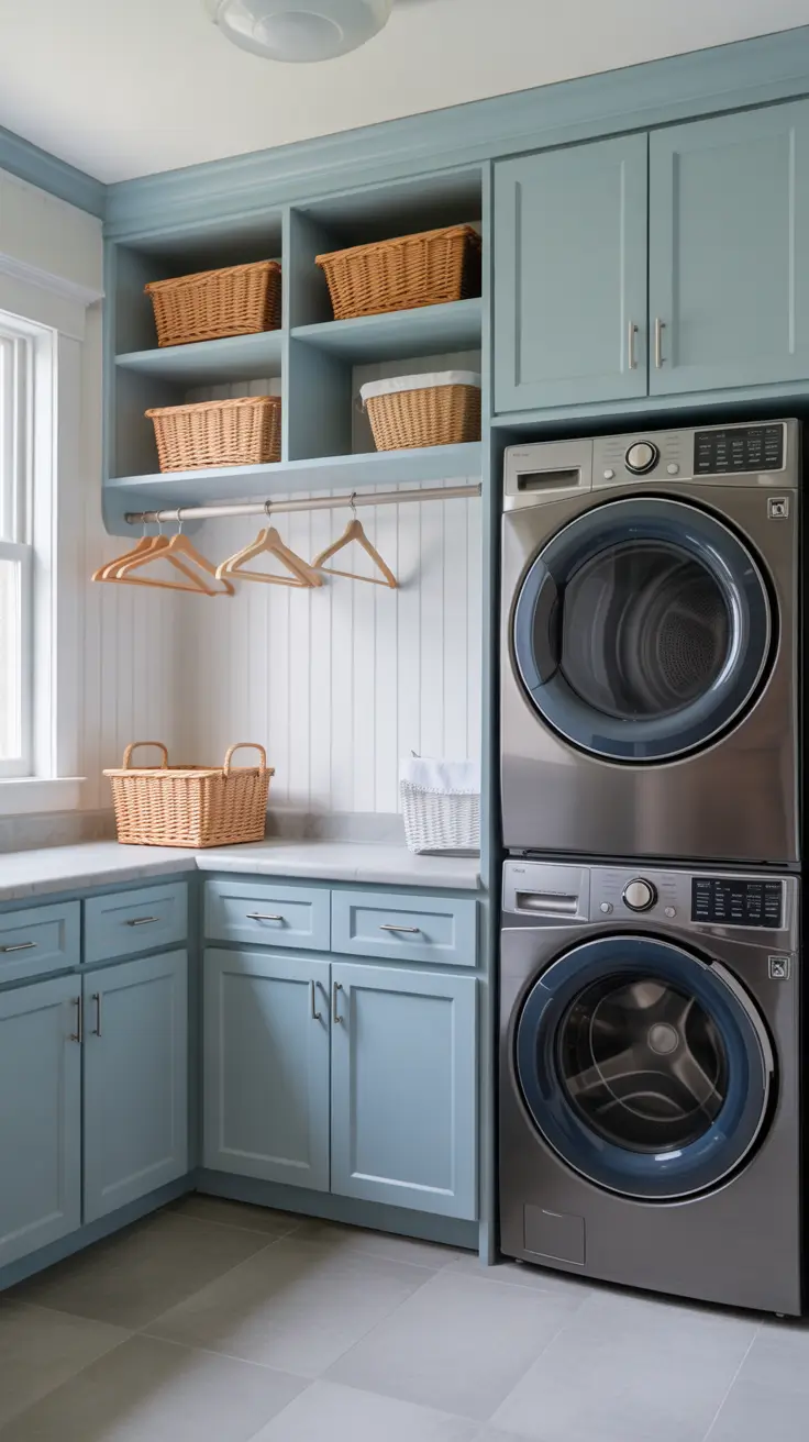 Laundry Room Shelves Ideas 2026: Modern, Farmhouse & Small Space Storage Solutions