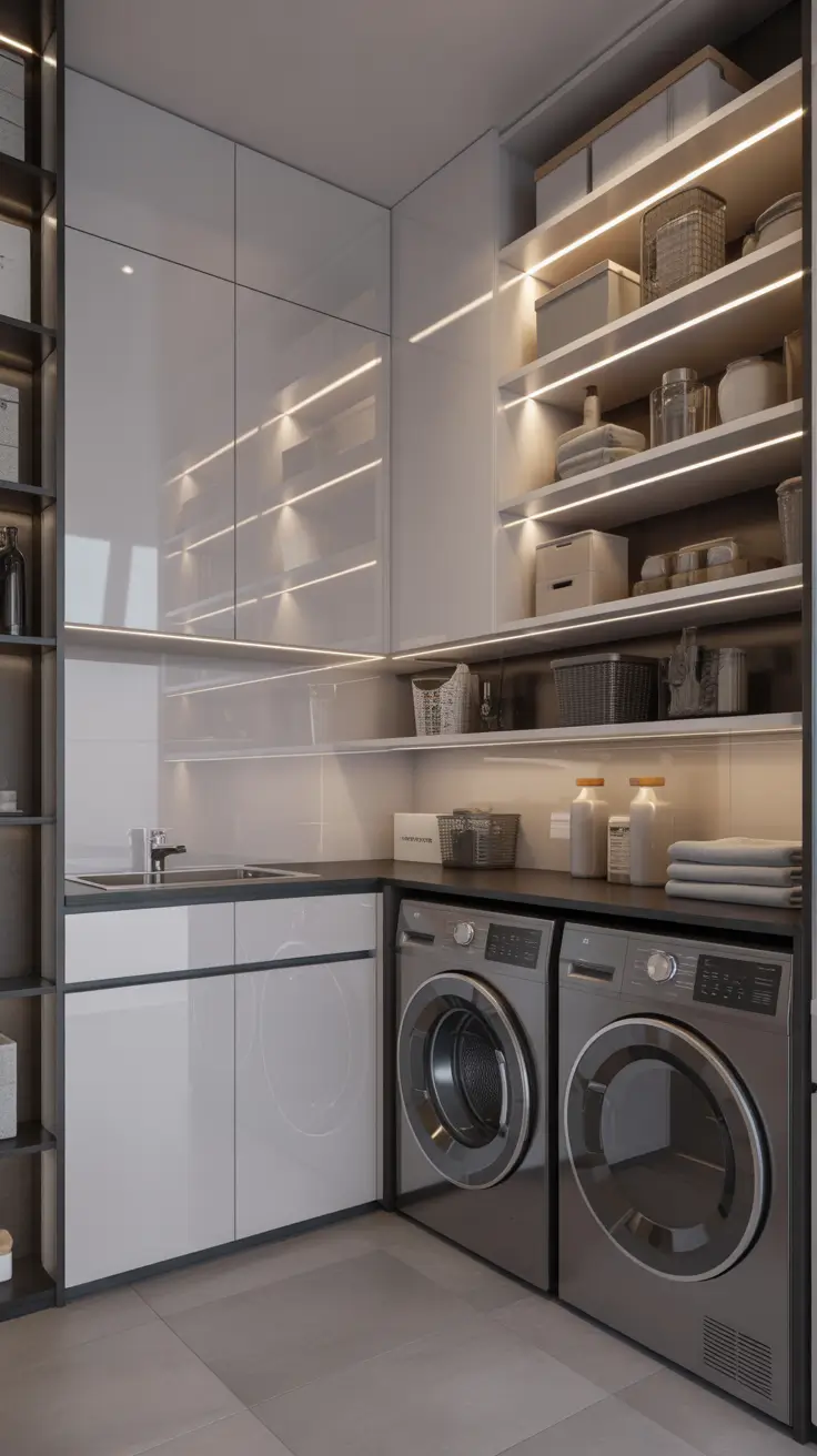 Laundry Room Shelves Ideas 2026: Modern, Farmhouse & Small Space Storage Solutions