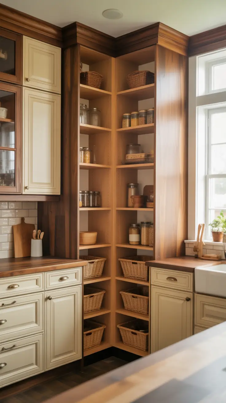 Corner Pantry Ideas 2026: Modern, Rustic, and Space-Saving Designs for Every Kitchen Layout