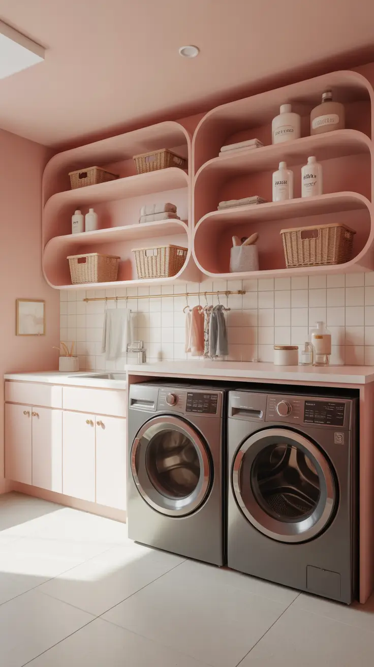 Laundry Room Shelves Ideas 2026: Modern, Farmhouse & Small Space Storage Solutions