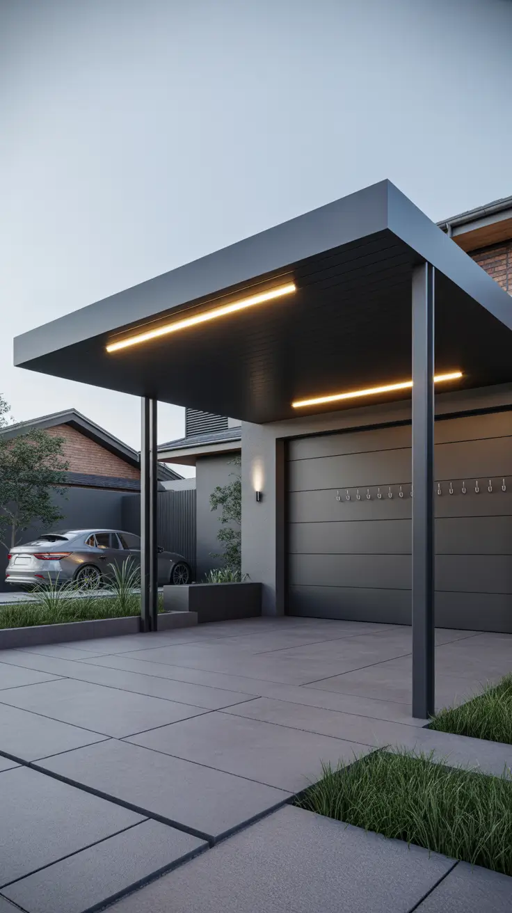 Carport Outdoor Ideas 2026: Modern Designs Attached to House with Smart Storage