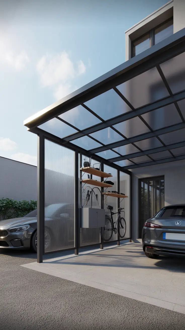 Carport Outdoor Ideas 2026: Modern Designs Attached to House with Smart Storage