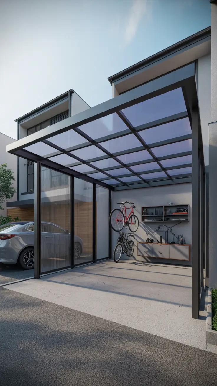 Carport Outdoor Ideas 2026: Modern Designs Attached to House with Smart Storage