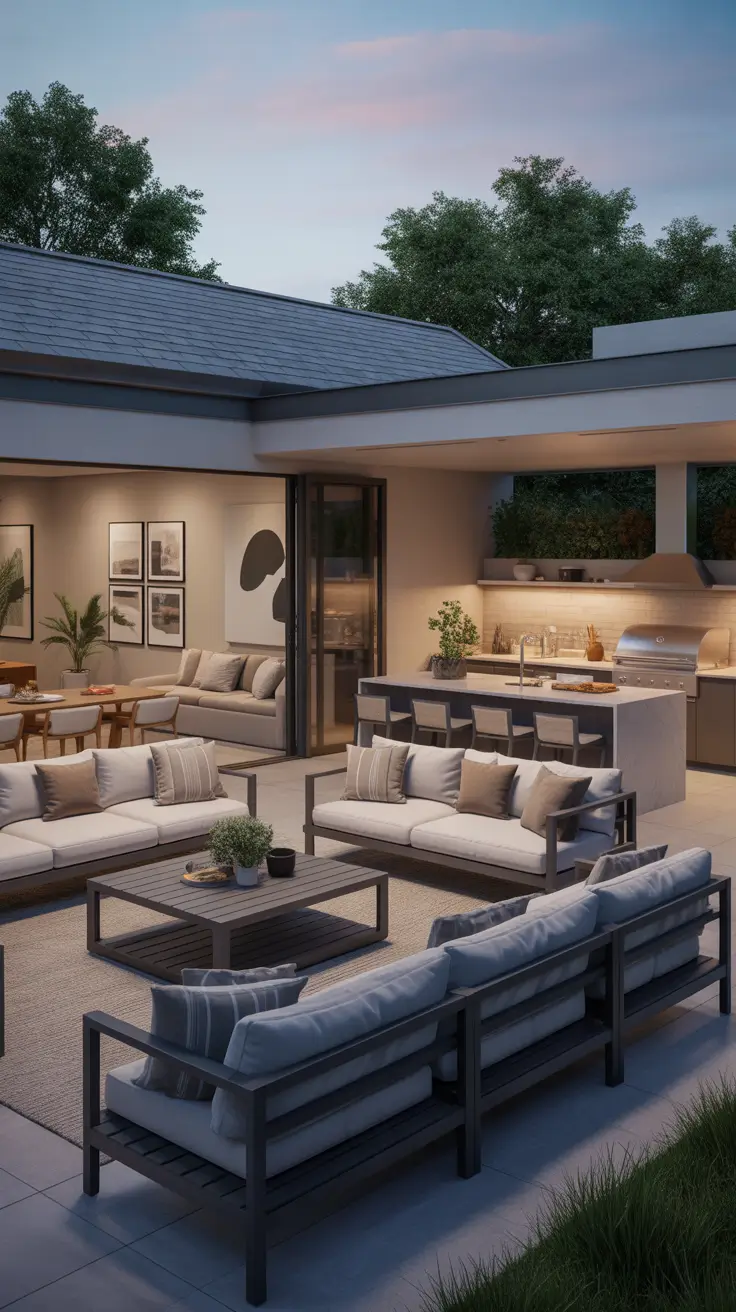 Indoor-Outdoor Living Room 2026: Modern Ideas for Seamless Indoor-Outdoor Design