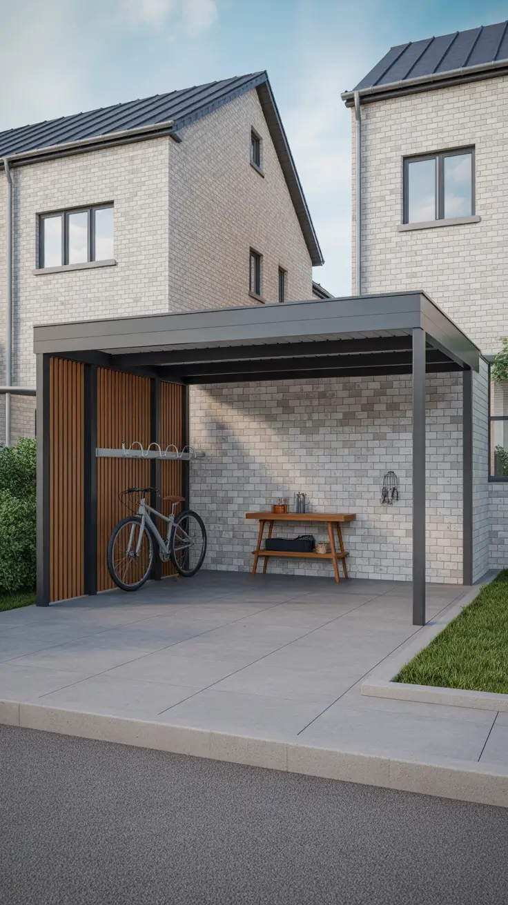 Carport Outdoor Ideas 2026: Modern Designs Attached to House with Smart Storage