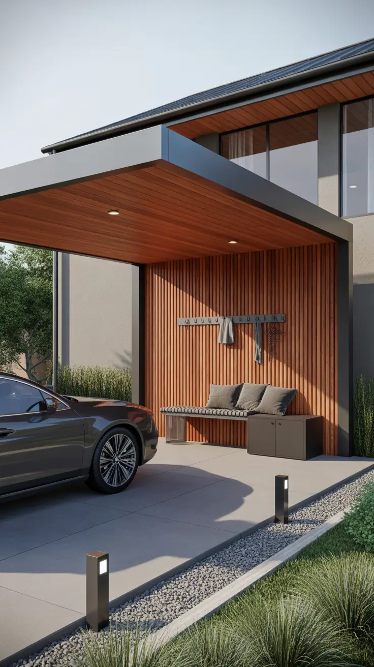 Carport Outdoor Ideas 2026: Modern Designs Attached to House with Smart Storage