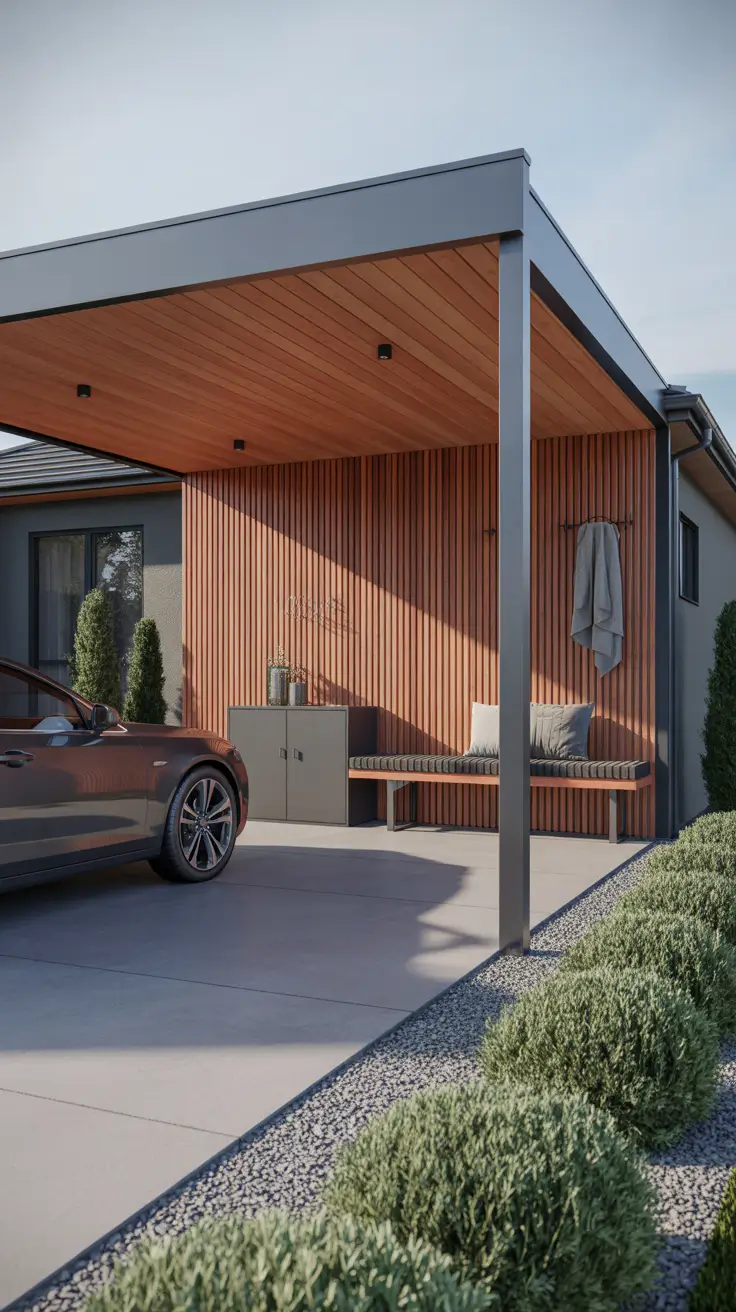 Carport Outdoor Ideas 2026: Modern Designs Attached to House with Smart Storage
