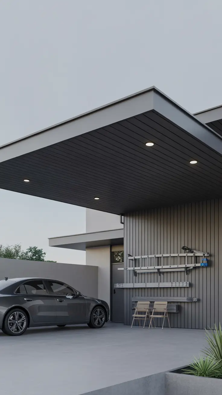 Carport Outdoor Ideas 2026: Modern Designs Attached to House with Smart Storage