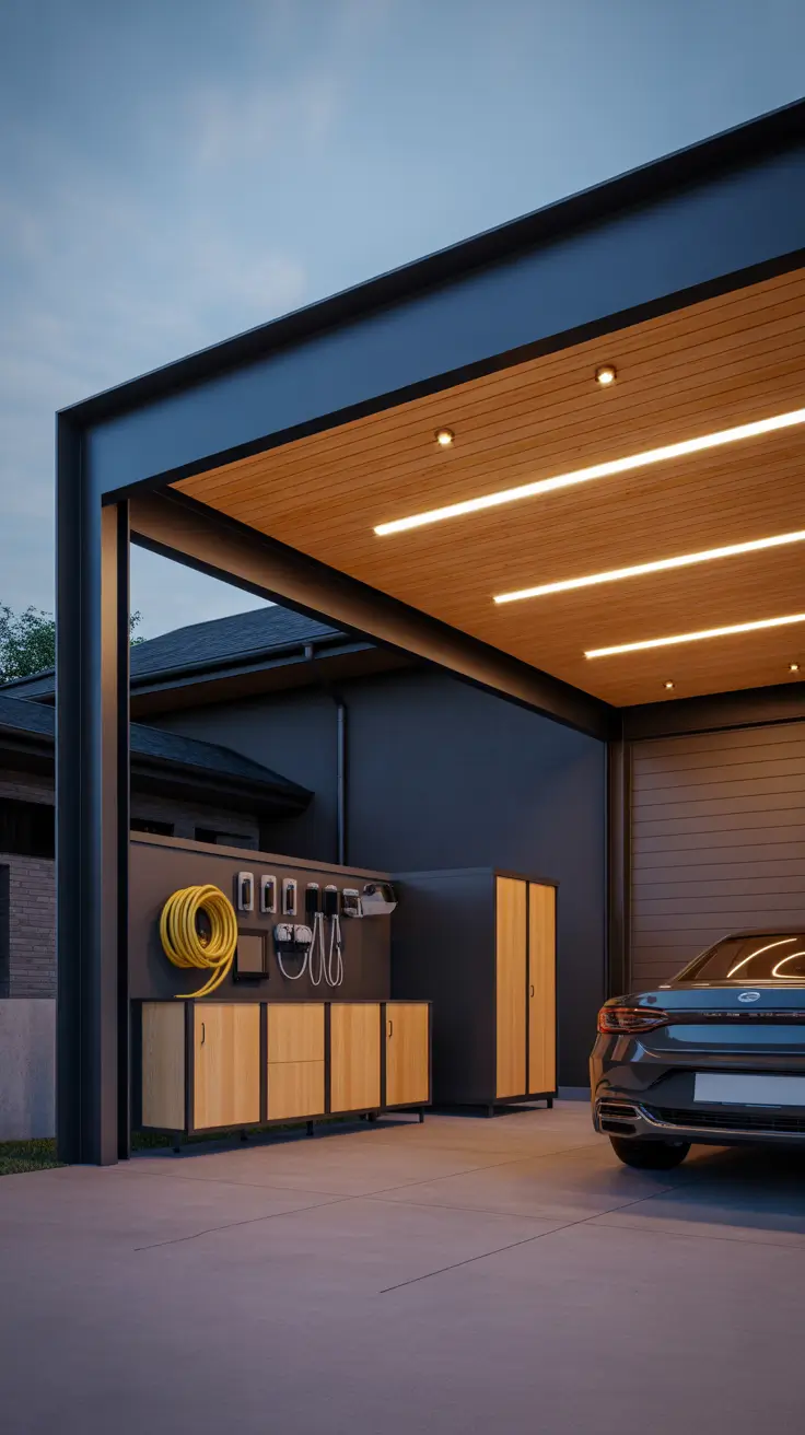Carport Outdoor Ideas 2026: Modern Designs Attached to House with Smart Storage