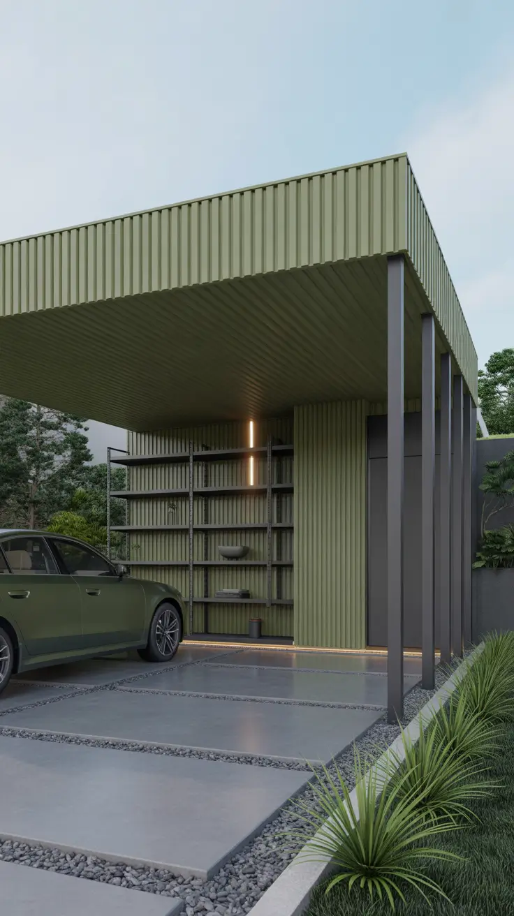 Carport Outdoor Ideas 2026: Modern Designs Attached to House with Smart Storage