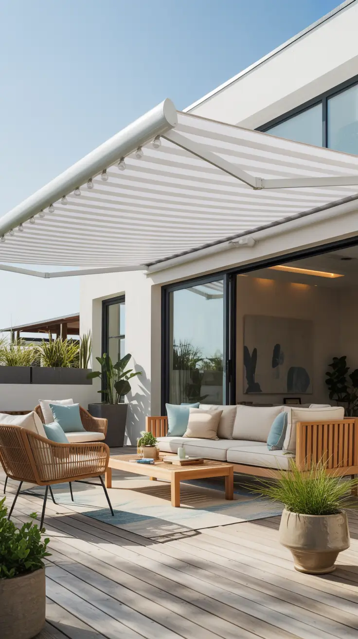 Retractable Awning Ideas 2026 for Stylish Patio and Backyard Shade