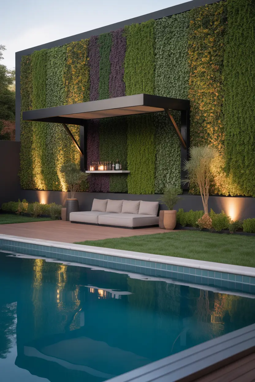 Outdoor Pool Area Above Ground 2026: Modern Deck, Decor & Lighting Ideas