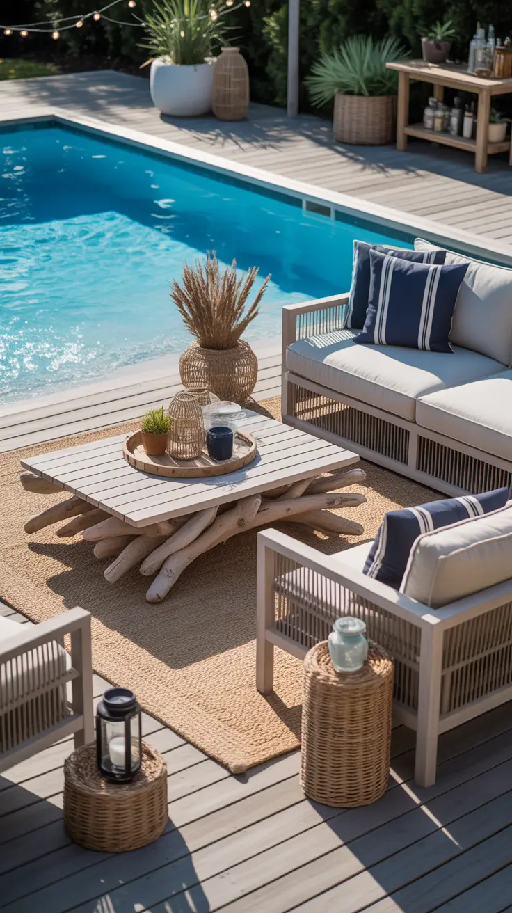 Outdoor Pool Area Above Ground 2026: Modern Deck, Decor & Lighting Ideas