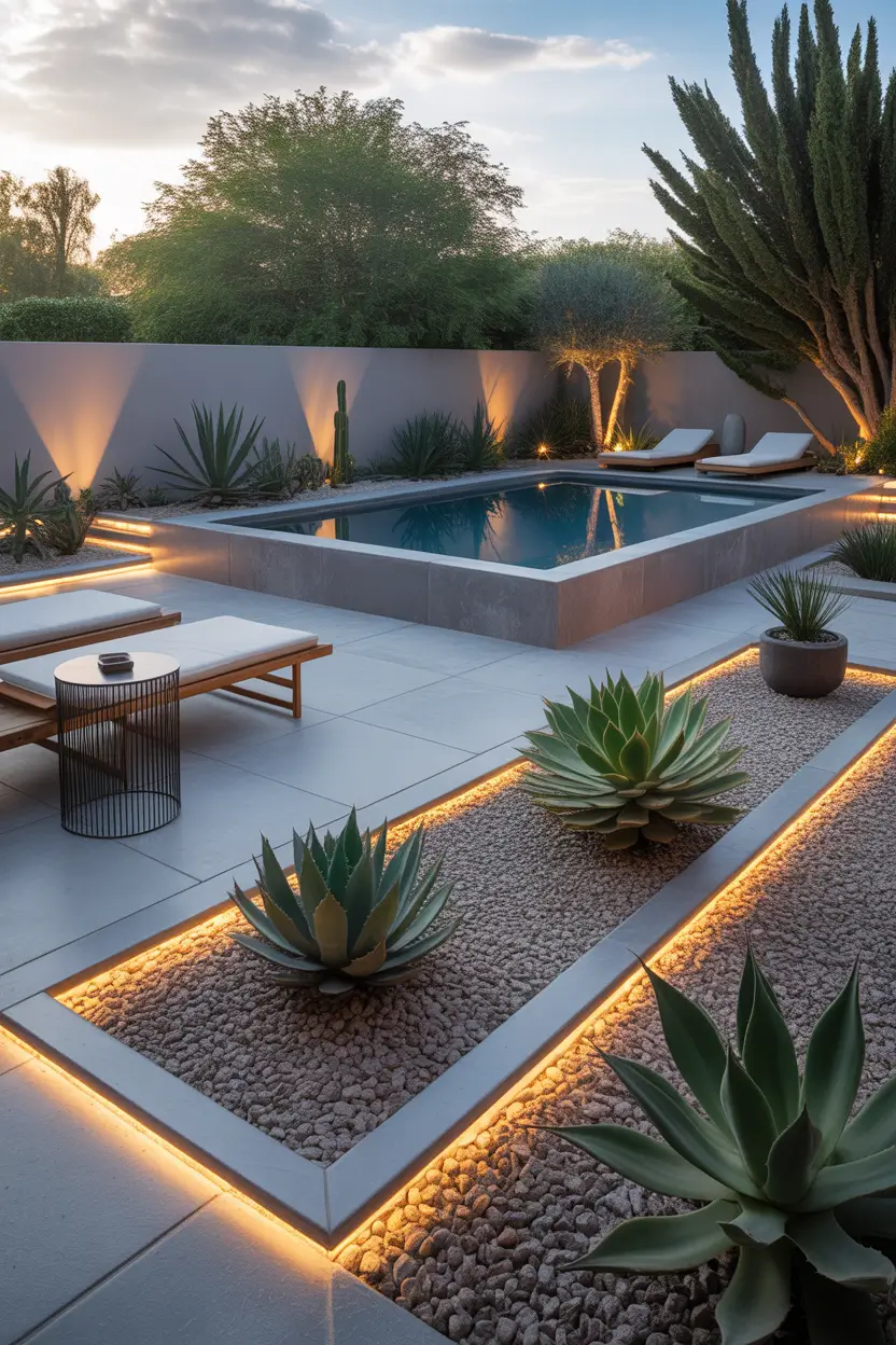 Outdoor Pool Area Above Ground 2026: Modern Deck, Decor & Lighting Ideas