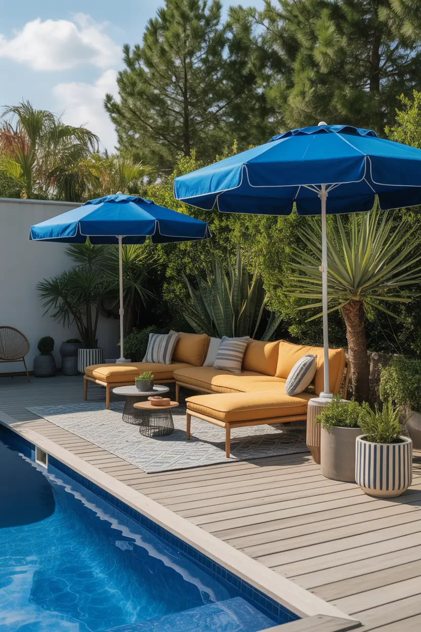 Outdoor Pool Area Above Ground 2026: Modern Deck, Decor & Lighting Ideas