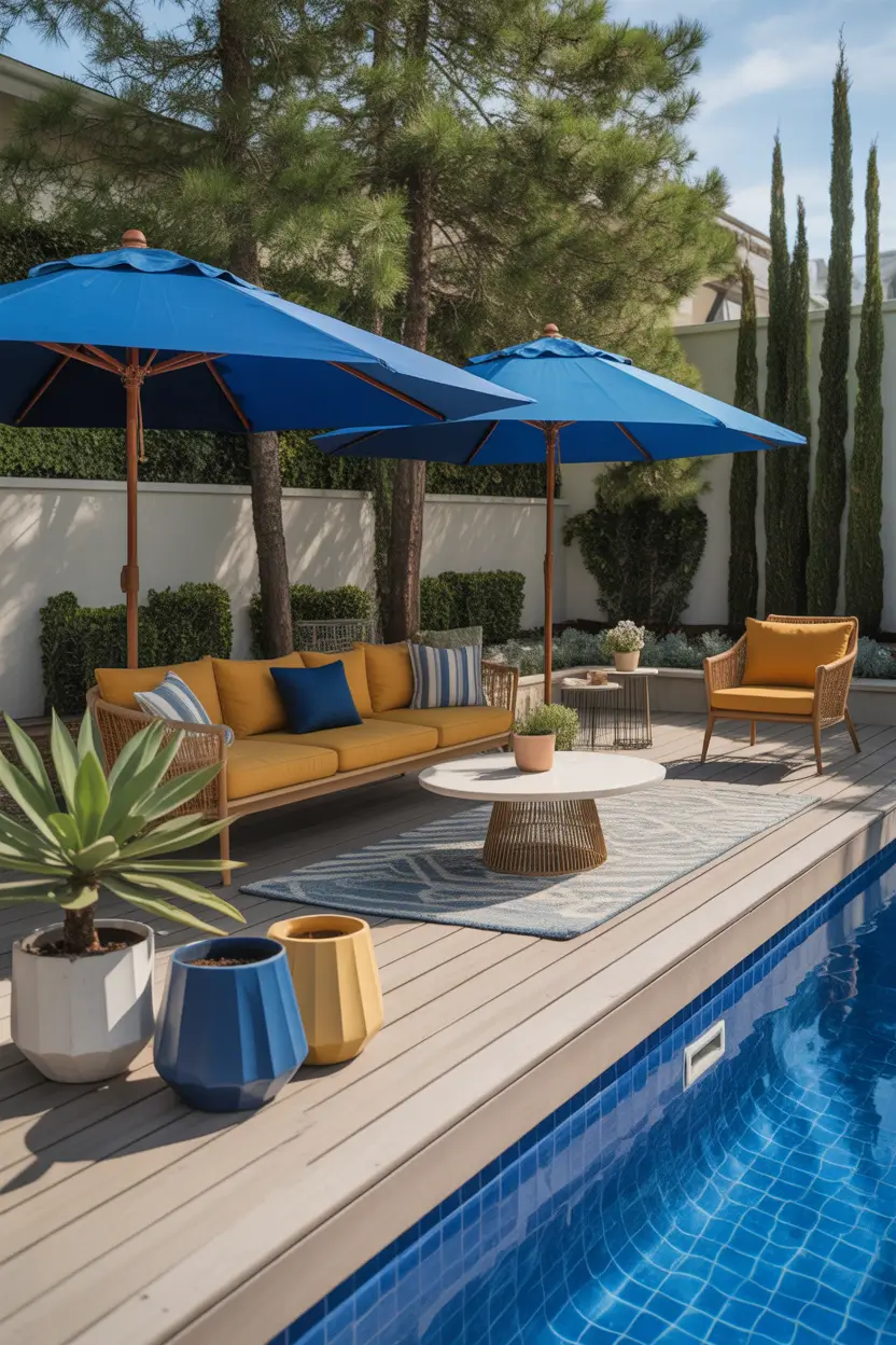 Outdoor Pool Area Above Ground 2026: Modern Deck, Decor & Lighting Ideas