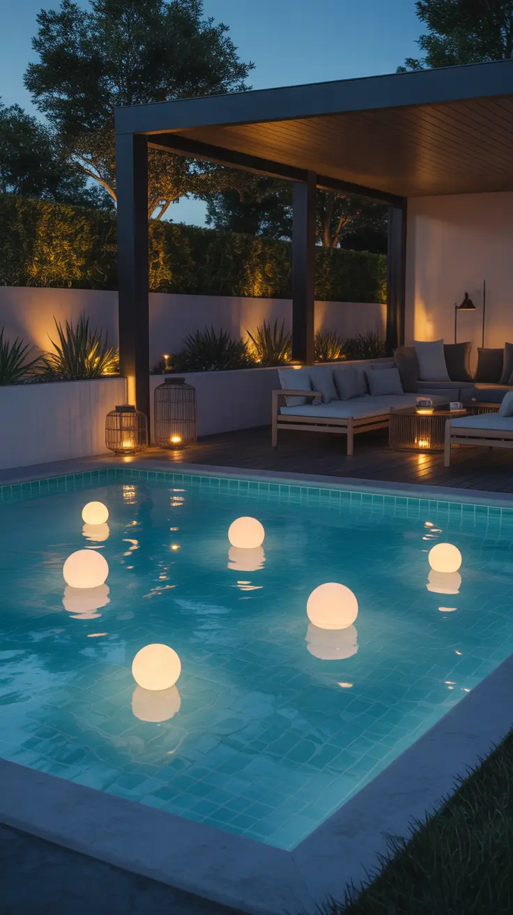 Outdoor Pool Area Above Ground 2026: Modern Deck, Decor & Lighting Ideas