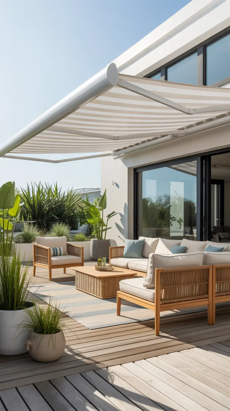 Retractable Awning Ideas 2026 for Stylish Patio and Backyard Shade