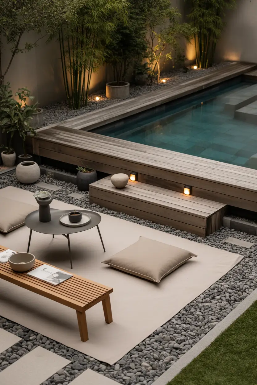 Outdoor Pool Area Above Ground 2026: Modern Deck, Decor & Lighting Ideas