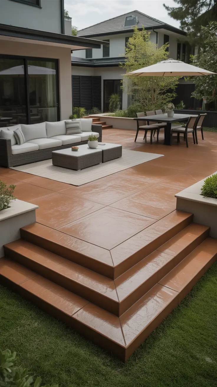 Stamped Concrete Patio Ideas 2026: Modern Outdoor Designs for Stylish Backyards