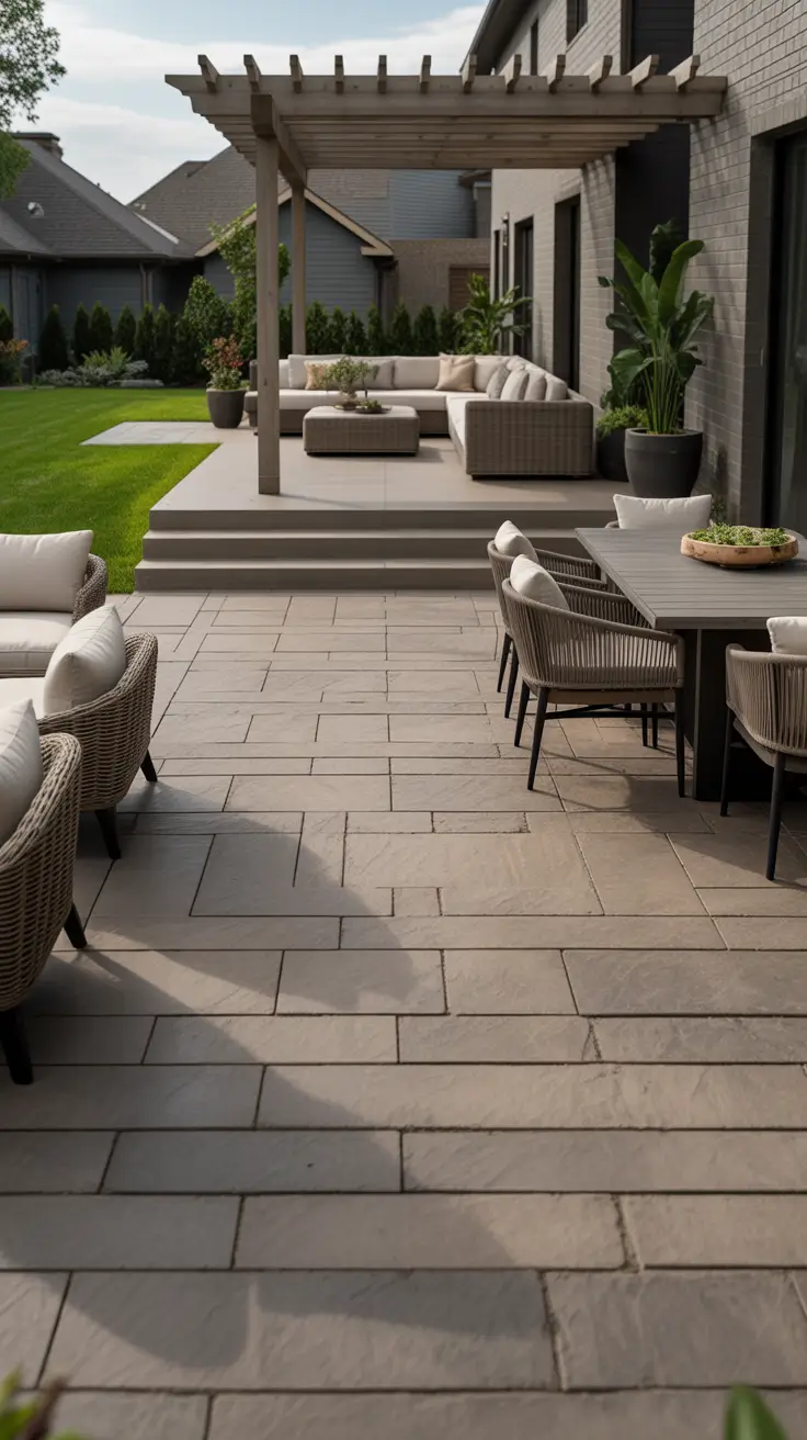 Stamped Concrete Patio Ideas 2026: Modern Outdoor Designs for Stylish Backyards