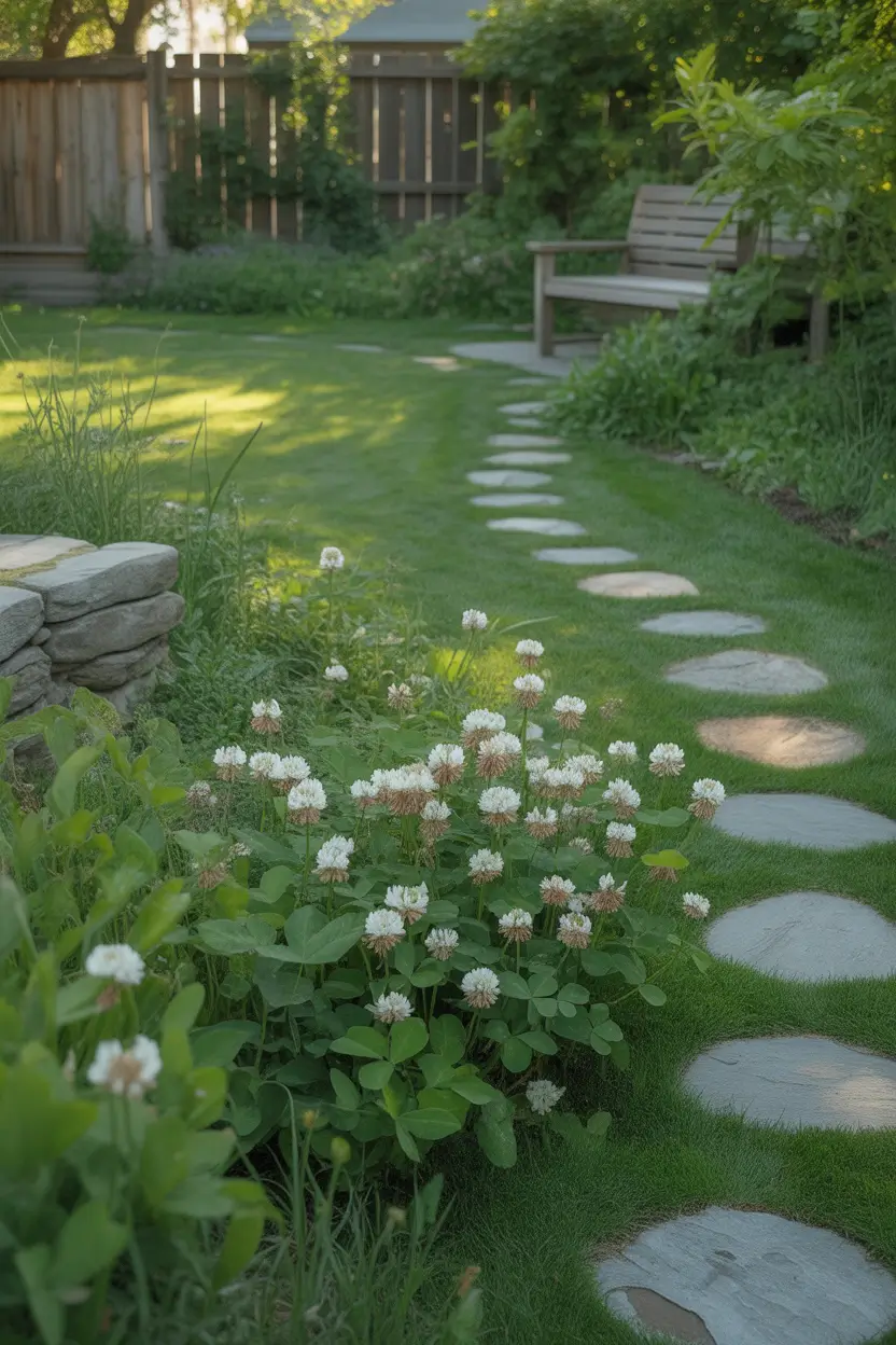 Clover Lawn Ideas 2026: Beautiful White, Crimson & Micro Clover Lawn Designs for Modern Gardens