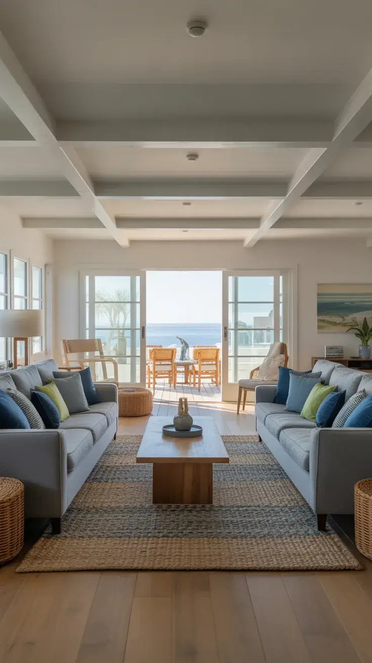 Coastal Living Room Ideas Summer 2026: Modern, Cozy & Beachy Designs