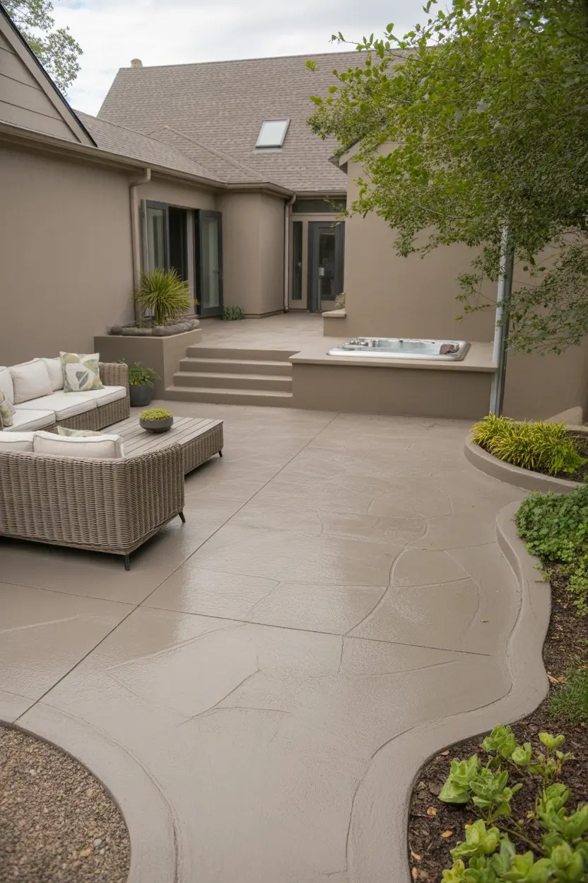 Stamped Concrete Patio Ideas 2026: Modern Outdoor Designs for Stylish Backyards