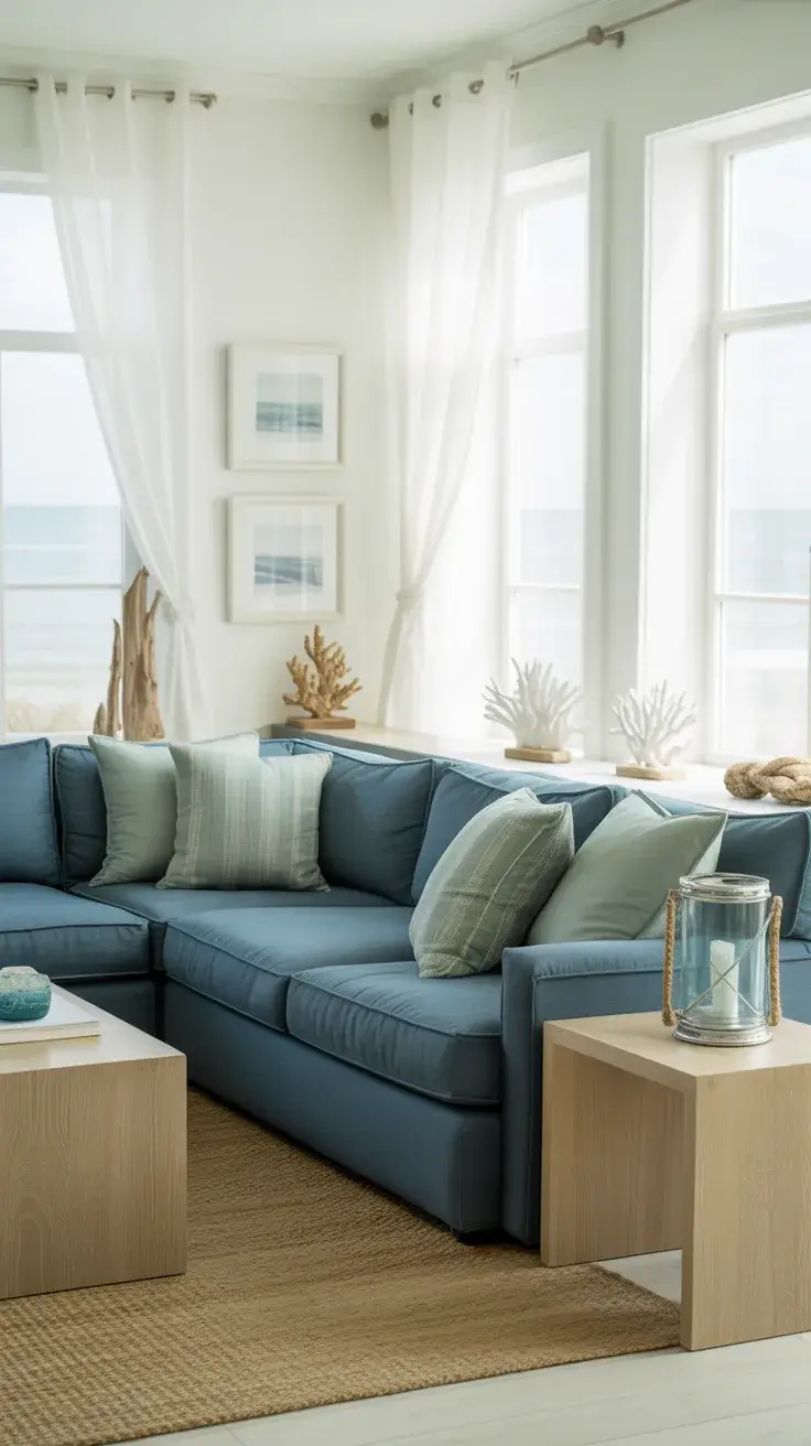 Coastal Living Room Ideas Summer 2026: Modern, Cozy & Beachy Designs