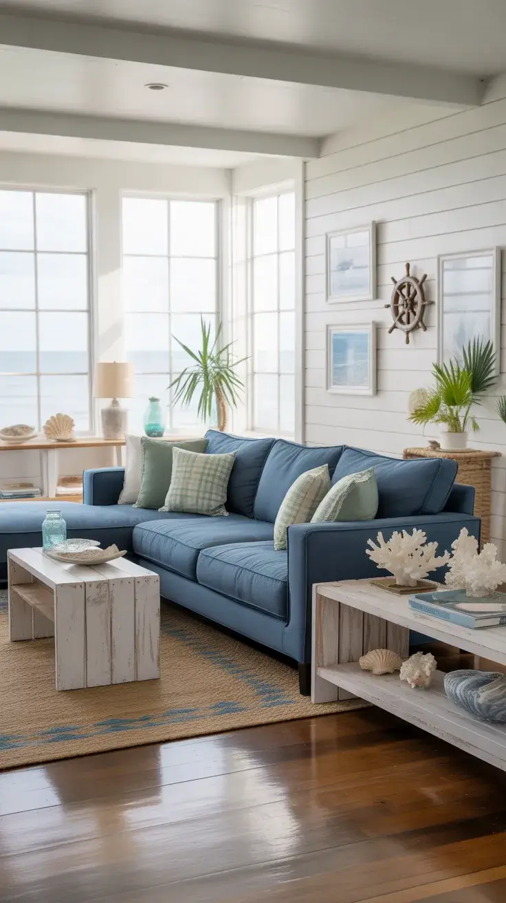 Coastal Living Room Ideas Summer 2026: Modern, Cozy & Beachy Designs