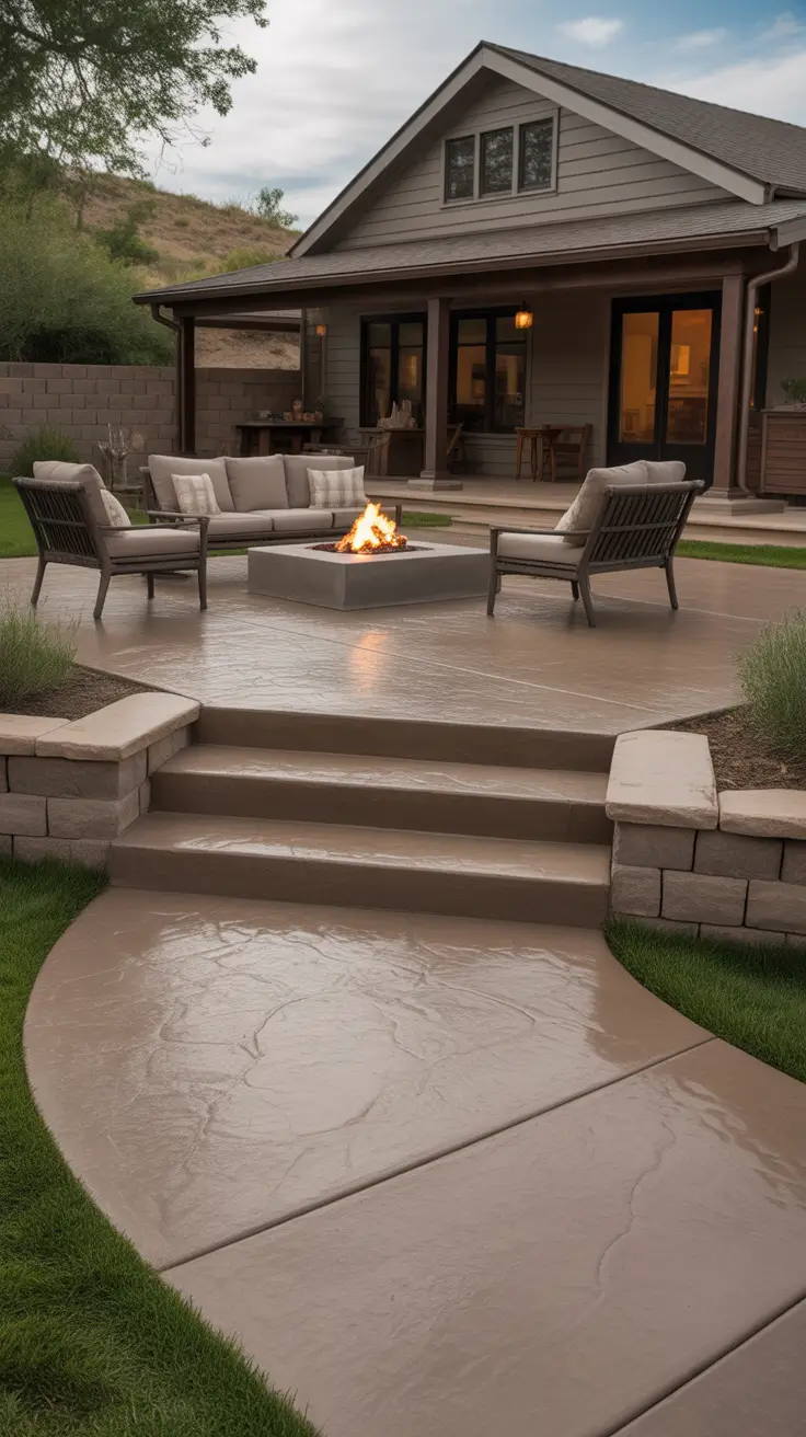 Stamped Concrete Patio Ideas 2026: Modern Outdoor Designs for Stylish Backyards