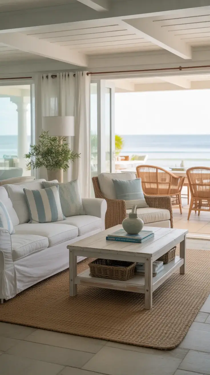 Coastal Living Room Ideas Summer 2026: Modern, Cozy & Beachy Designs