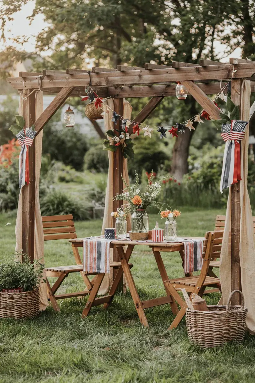 4th July Pergola Decor 2026: Stylish Backyard Ideas for a Festive Outdoor Space
