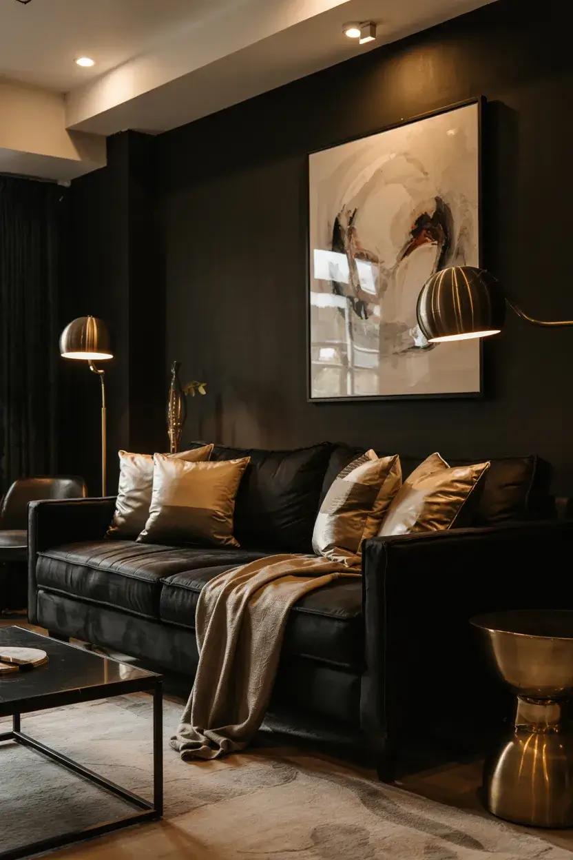 Black Sofa for Living Room 2026: Stylish Ideas Living, Decor Colour Schemes & Modern Designs