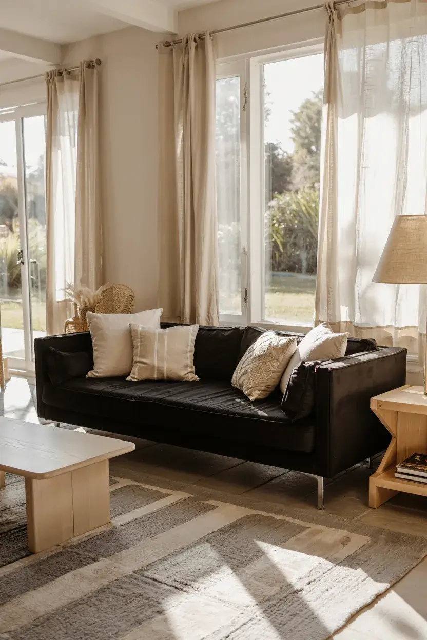 Black Sofa for Living Room 2026: Stylish Ideas Living, Decor Colour Schemes & Modern Designs